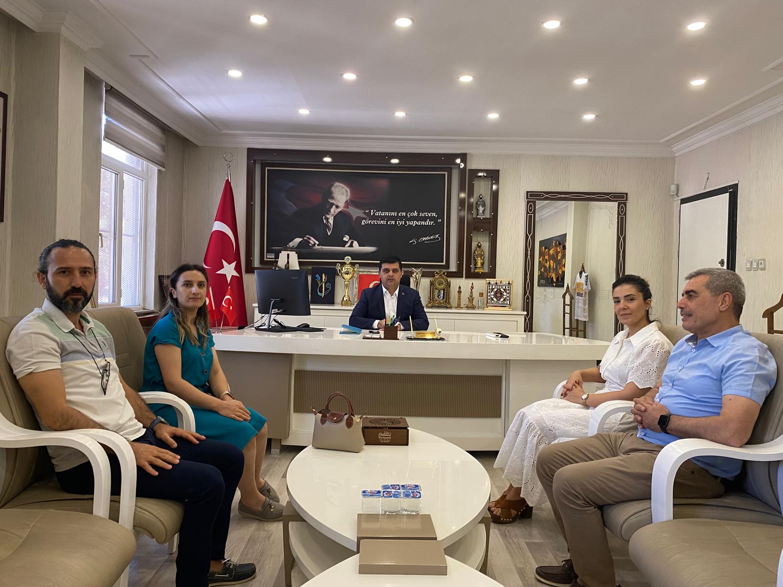 Suruç MYO Yönetiminden Kaymakam ADEM BALKANLIOĞLU'na Ziyaret